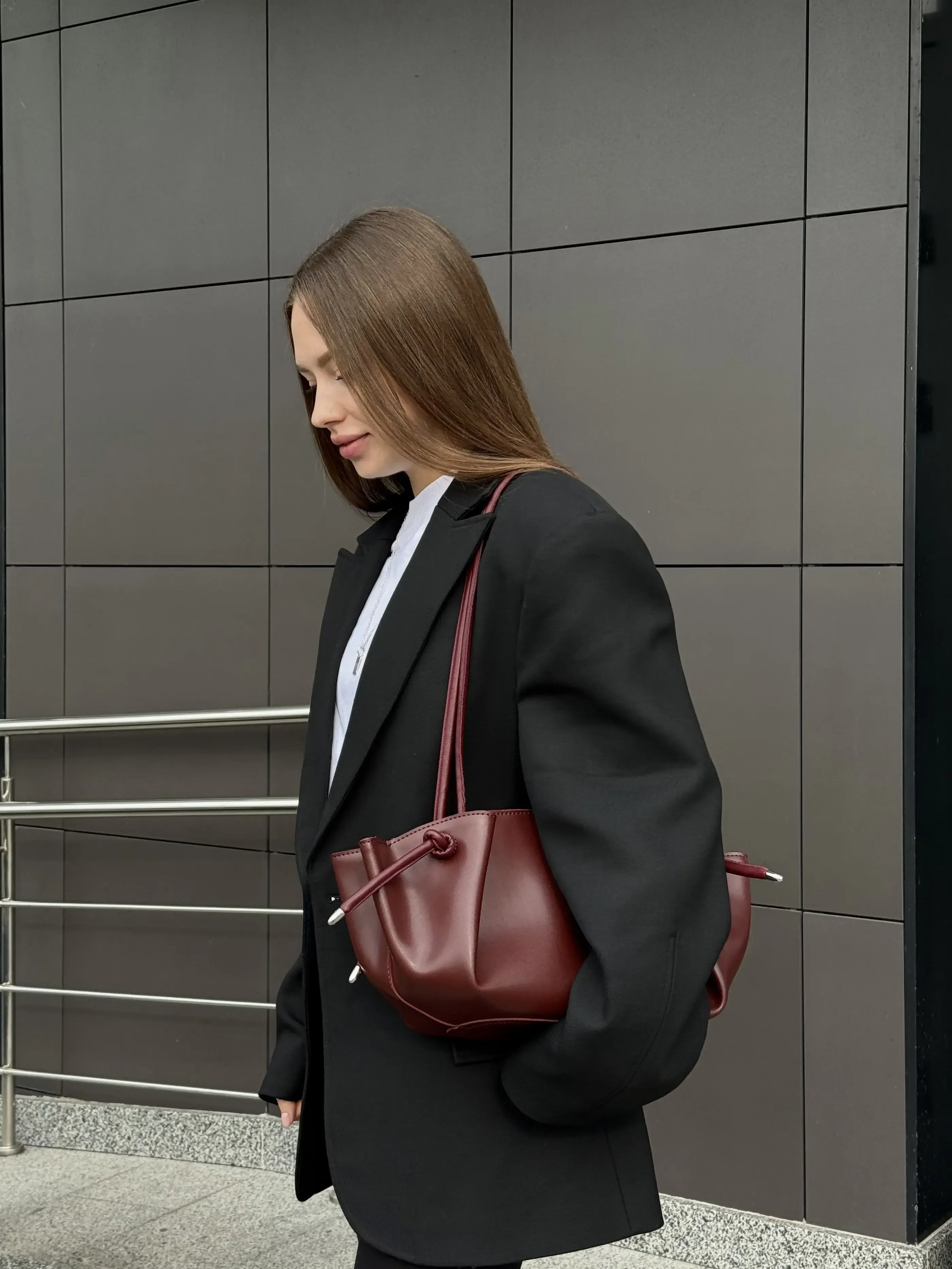 TULIP BAG NEW BURGUNDY